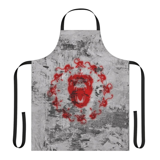 12 Monkeys movie inspired apron with a mash-up design