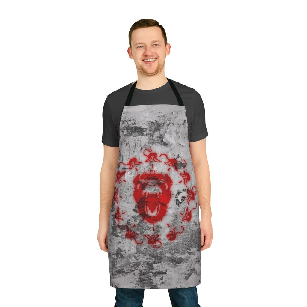 12 Monkeys movie inspired apron with a mash-up design