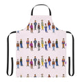 Sex Education themed apron featuring the show's characters
