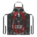 Apron featuring the quote "It Can't Rain All the Time" from the film The Crow