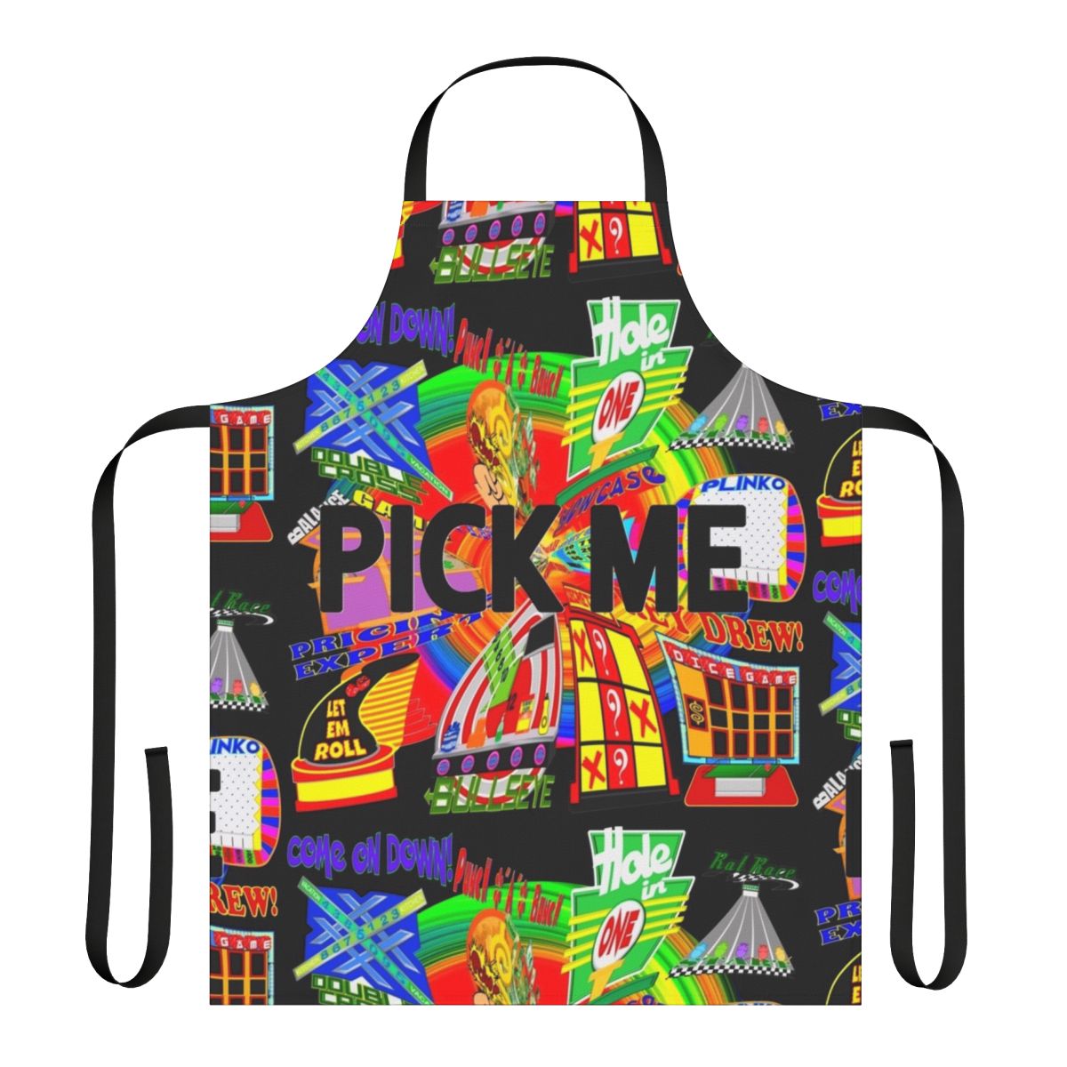Apron inspired by the iconic game show The Price Is Right