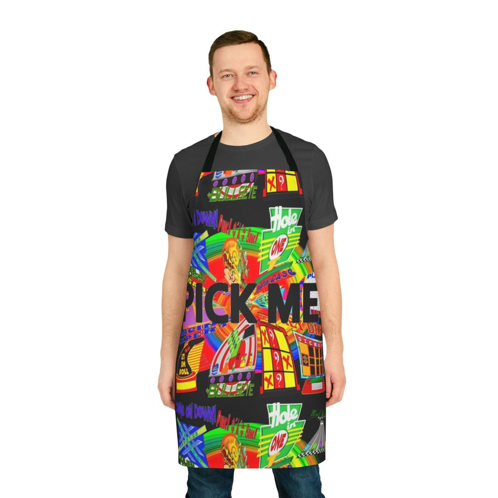 Apron inspired by the iconic game show The Price Is Right