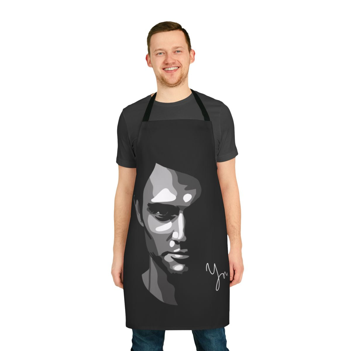 Apron featuring a design inspired by the Netflix series "You" and character Joe Goldberg