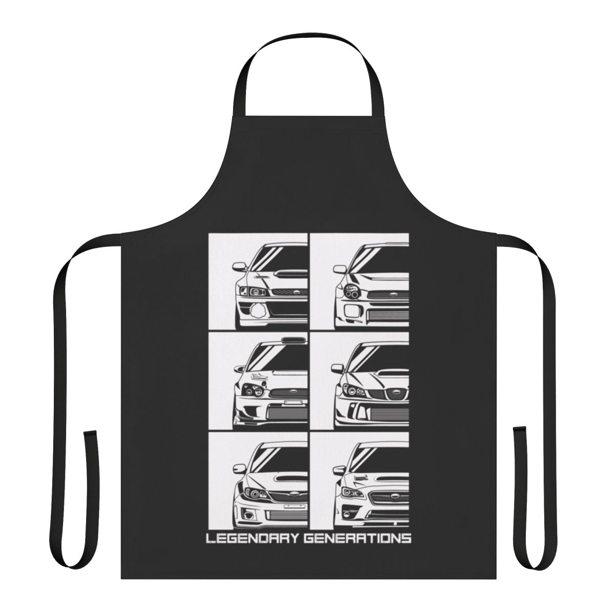 Impreza Generations Inspired Automotive Apron