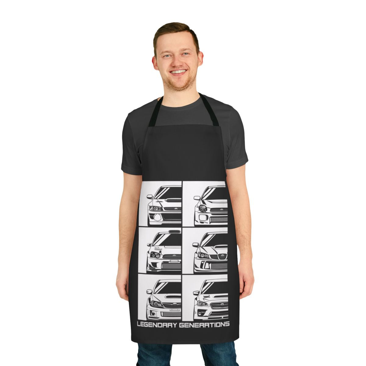 Impreza Generations Inspired Automotive Apron