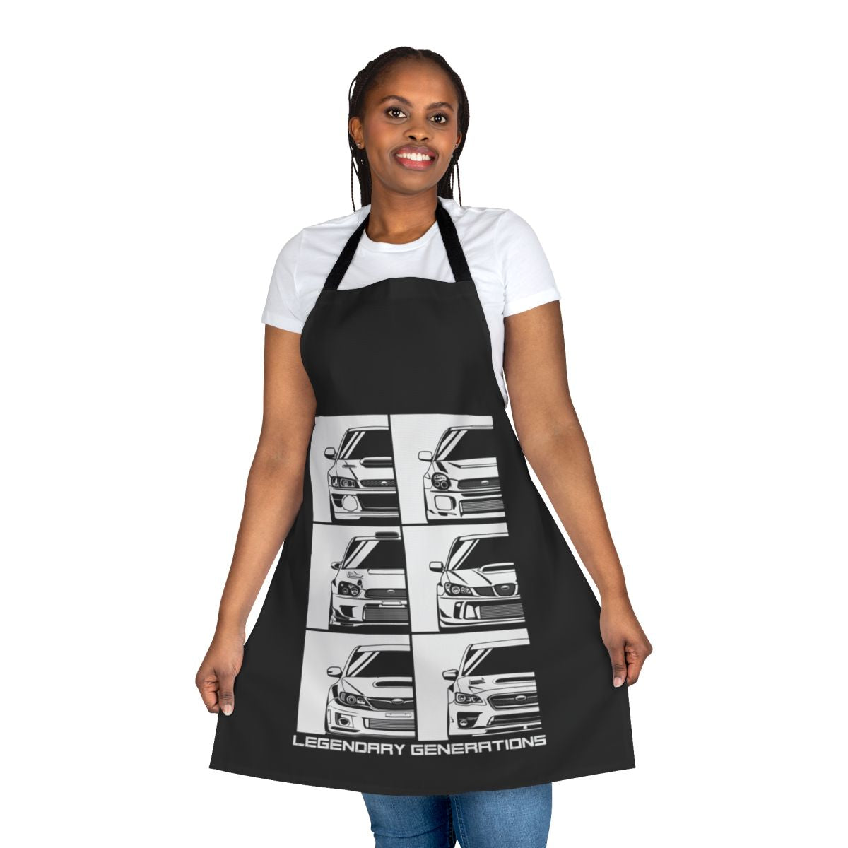 Impreza Generations Inspired Automotive Apron