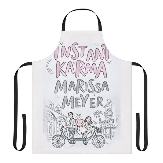 Inspired Karma Apron with Lunar Chronicles Book Motifs
