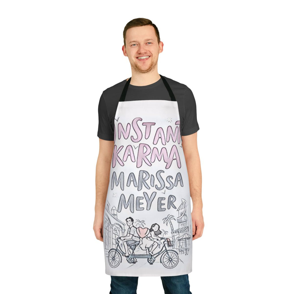 Inspired Karma Apron with Lunar Chronicles Book Motifs