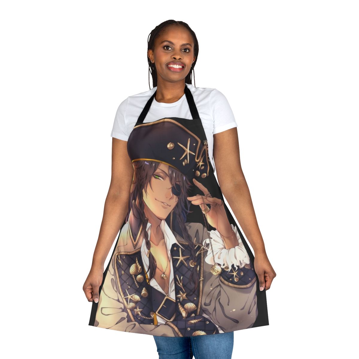 Leona Kingscholar inspired anime apron