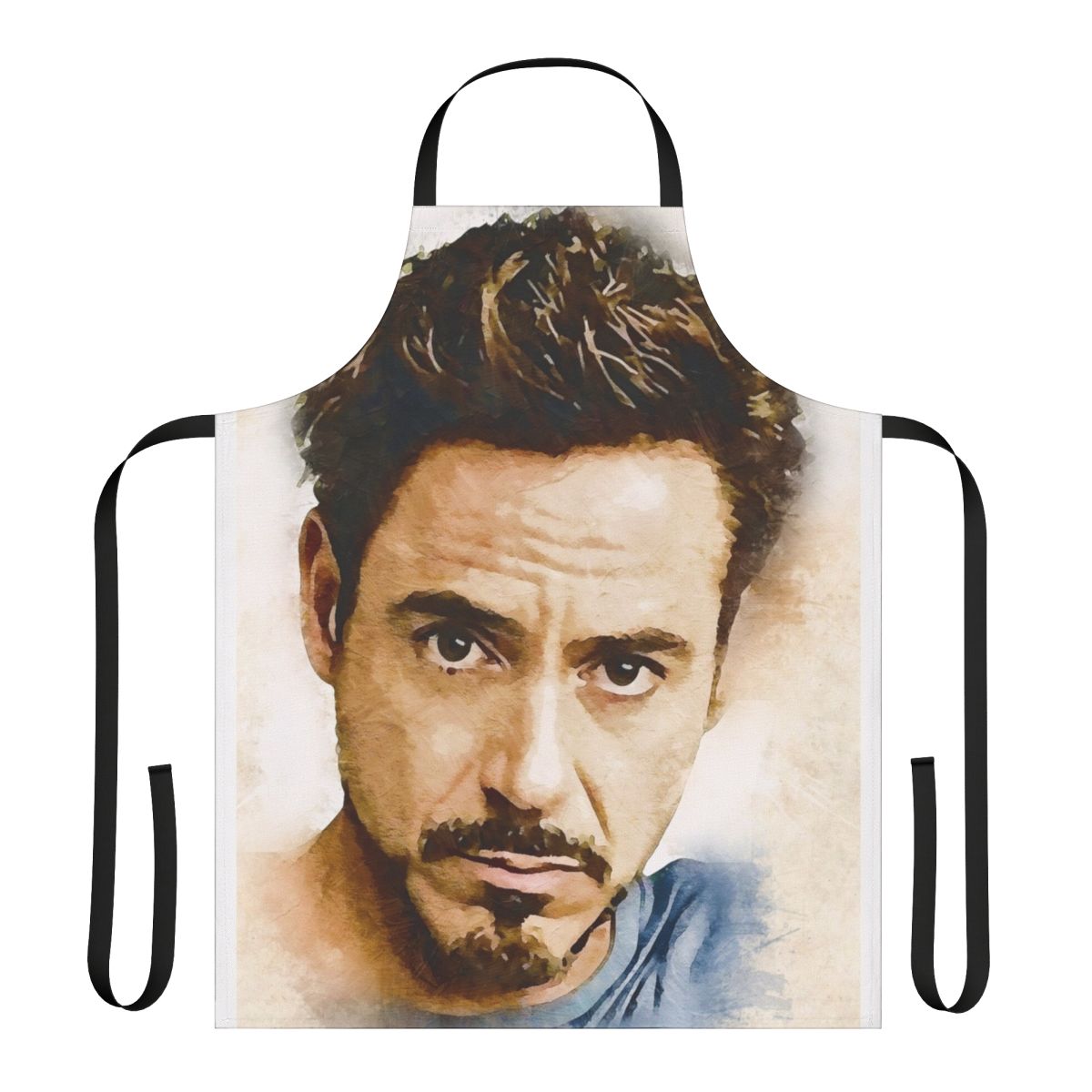 Robert Downey Jr inspired apron, featuring the famous actor