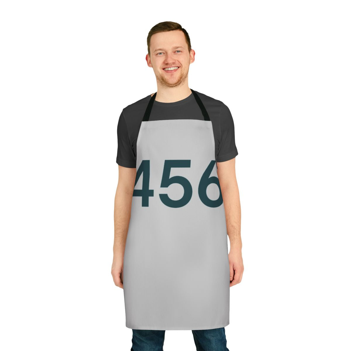 Squid Game Inspired Apron with 456 and Seong Gi Hun Design