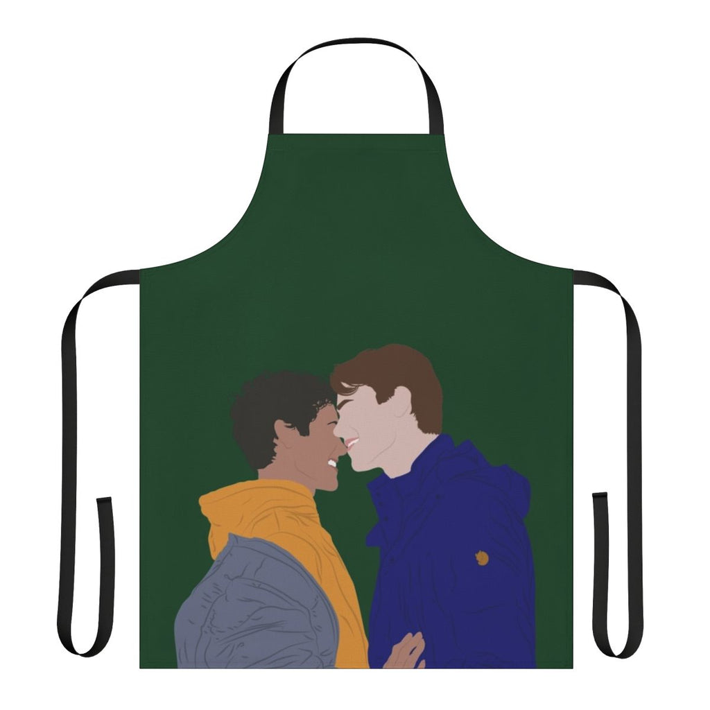 Inspired Young Royals Fan Art Apron with Line Art Design