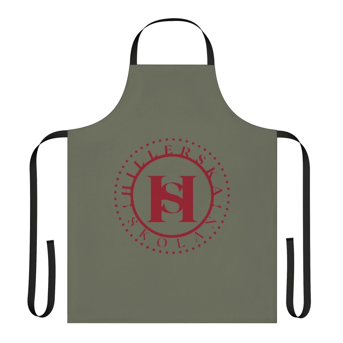 Apron featuring the Hillerska Skolan logo from the Netflix series Young Royals