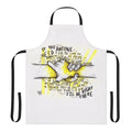 Apron with watercolor design and words of hope and encouragement