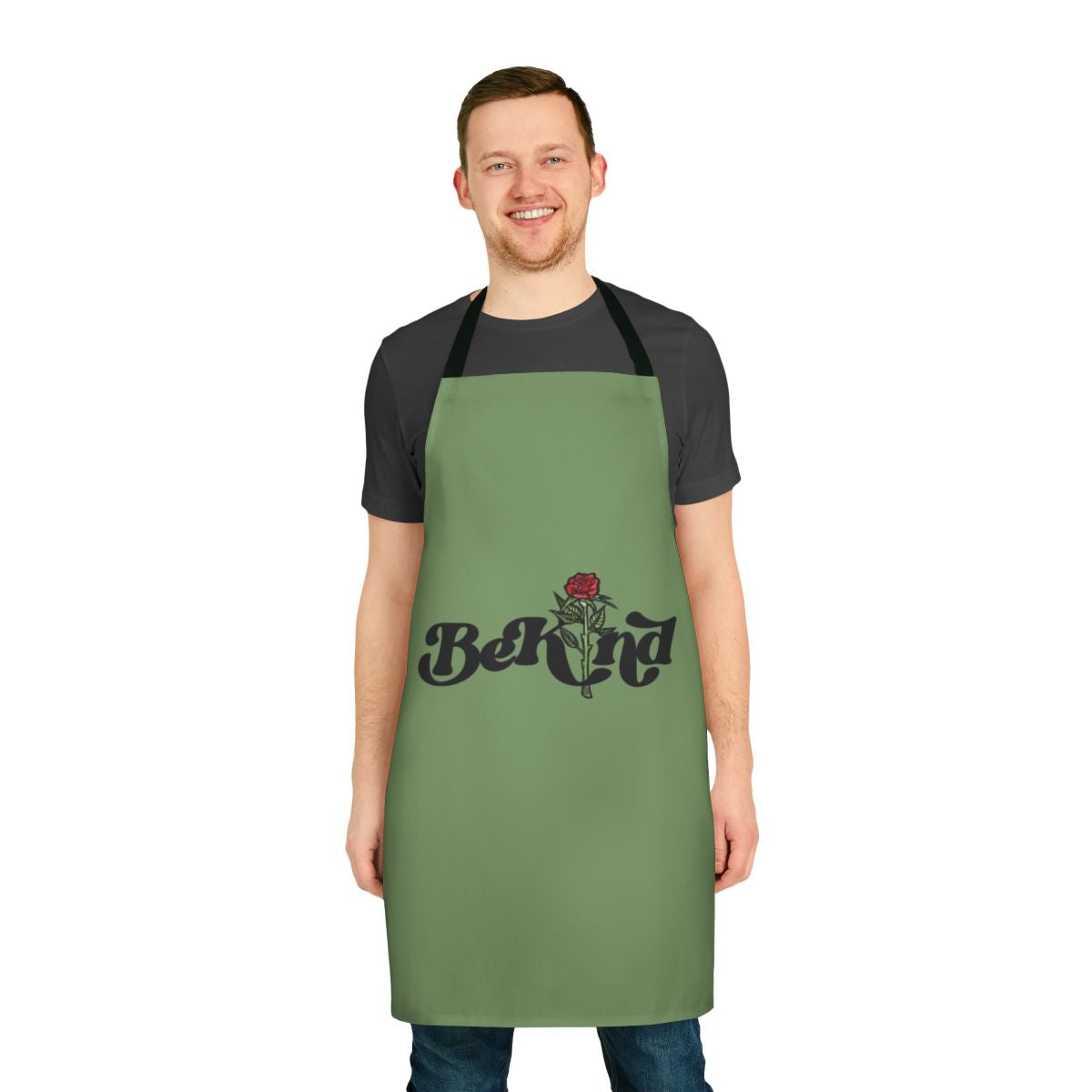 Kind apron with "Be Kind" text, great gift for teachers and school staff