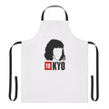An artistic apron inspired by the hit TV series Money Heist, featuring the character Tokyo
