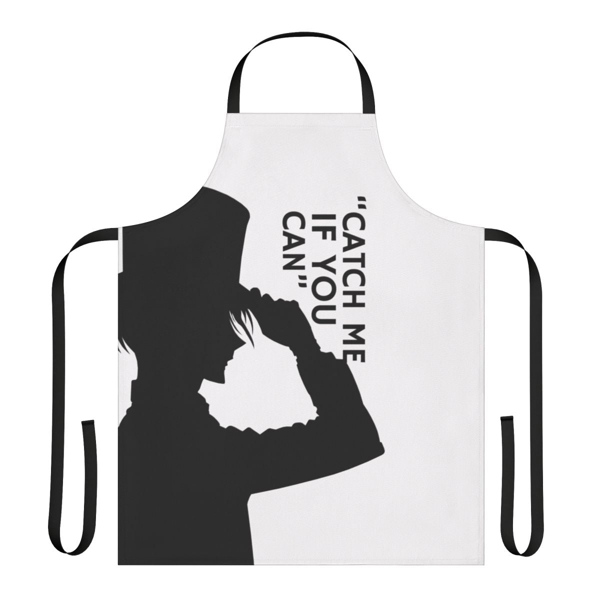 Apron featuring inspirational quotes from the character Moriarty in the anime series The Patriot