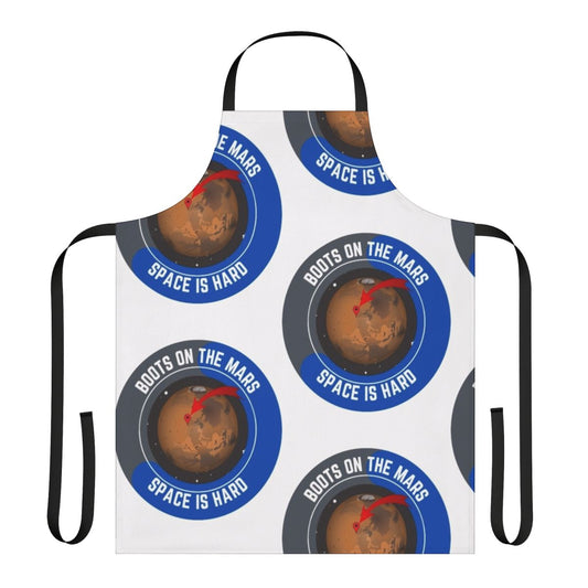 Apron featuring an artistic design inspired by the Netflix series "Space Force"