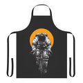 Intergalactic astronaut-themed bike apron for cyclists, featuring space and science fiction design elements.