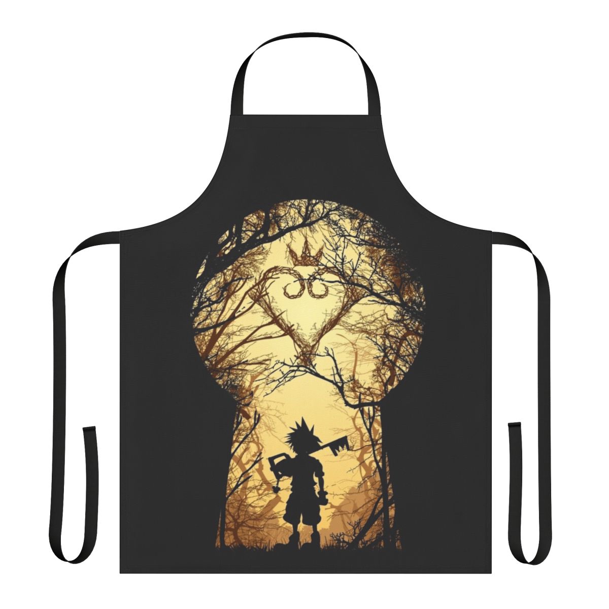 Intergalactic Kingdom Hearts inspired apron with space design