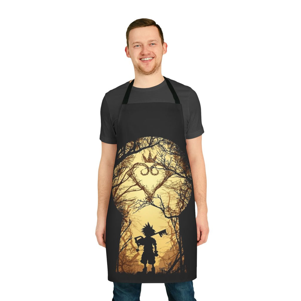 Intergalactic Kingdom Hearts inspired apron with space design