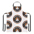 Intergalactic space boots inspired apron with rocket ship design