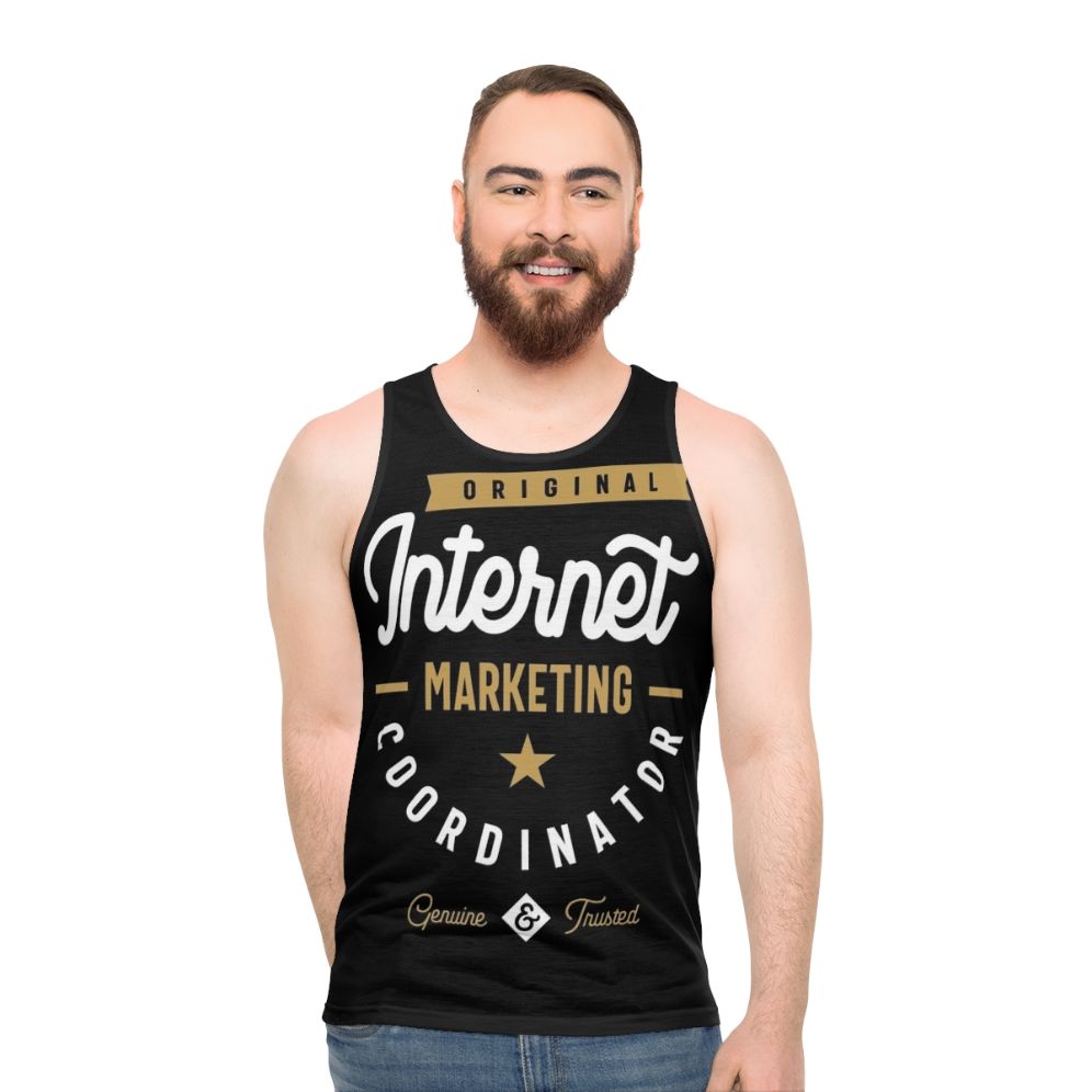 Internet Marketing Coordinator Unisex Tank Top