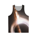 Interstellar black hole unisex tank top