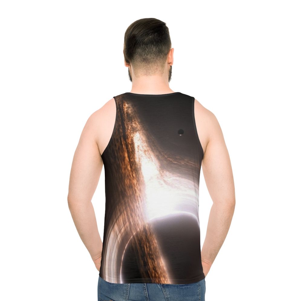 Interstellar black hole unisex tank top