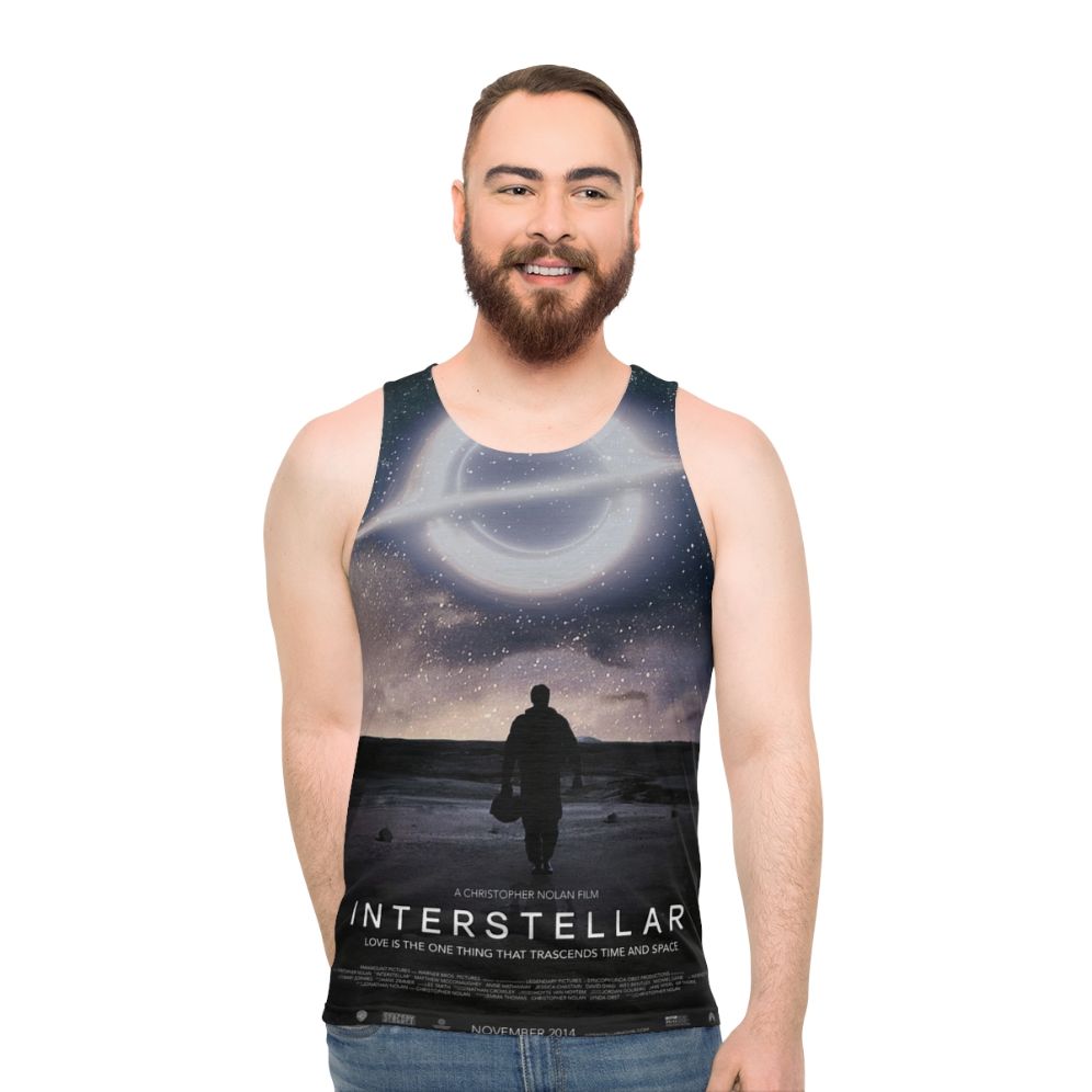 Interstellar movie inspired unisex tank top