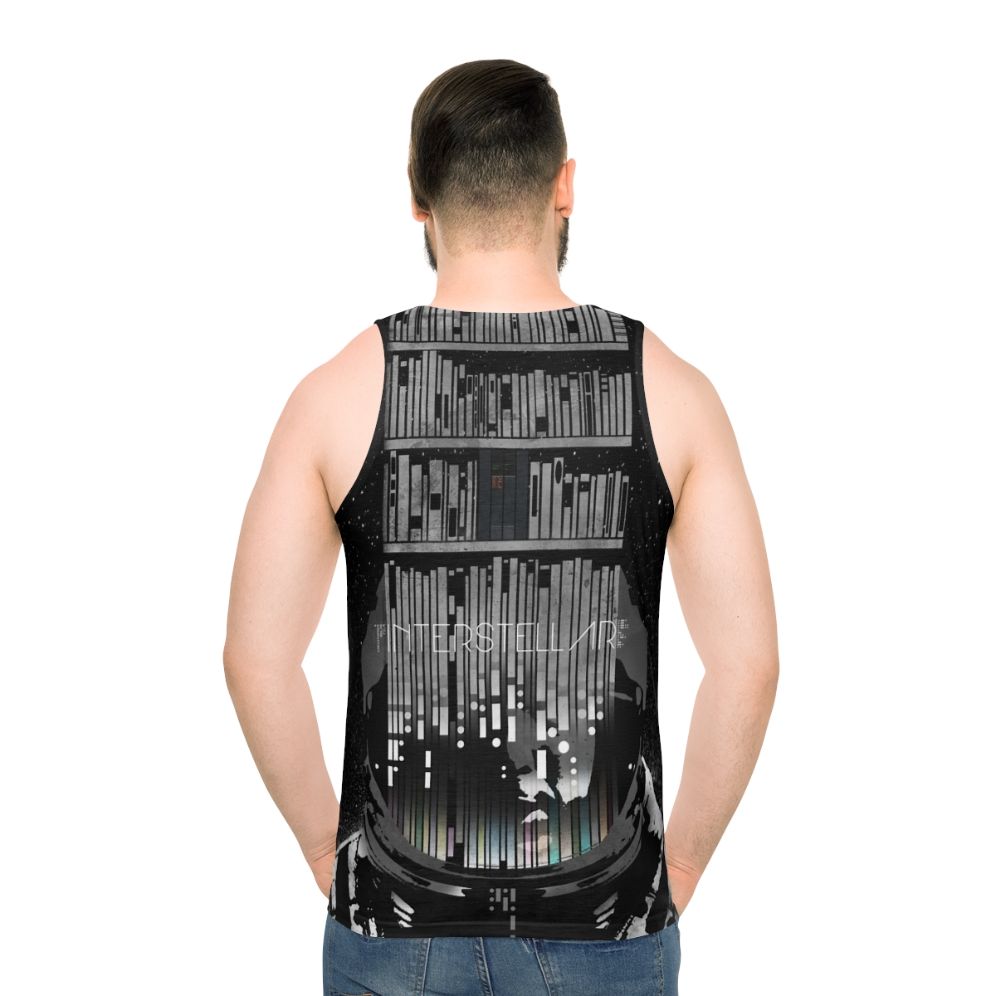 Interstellar movie galaxy print unisex tank top