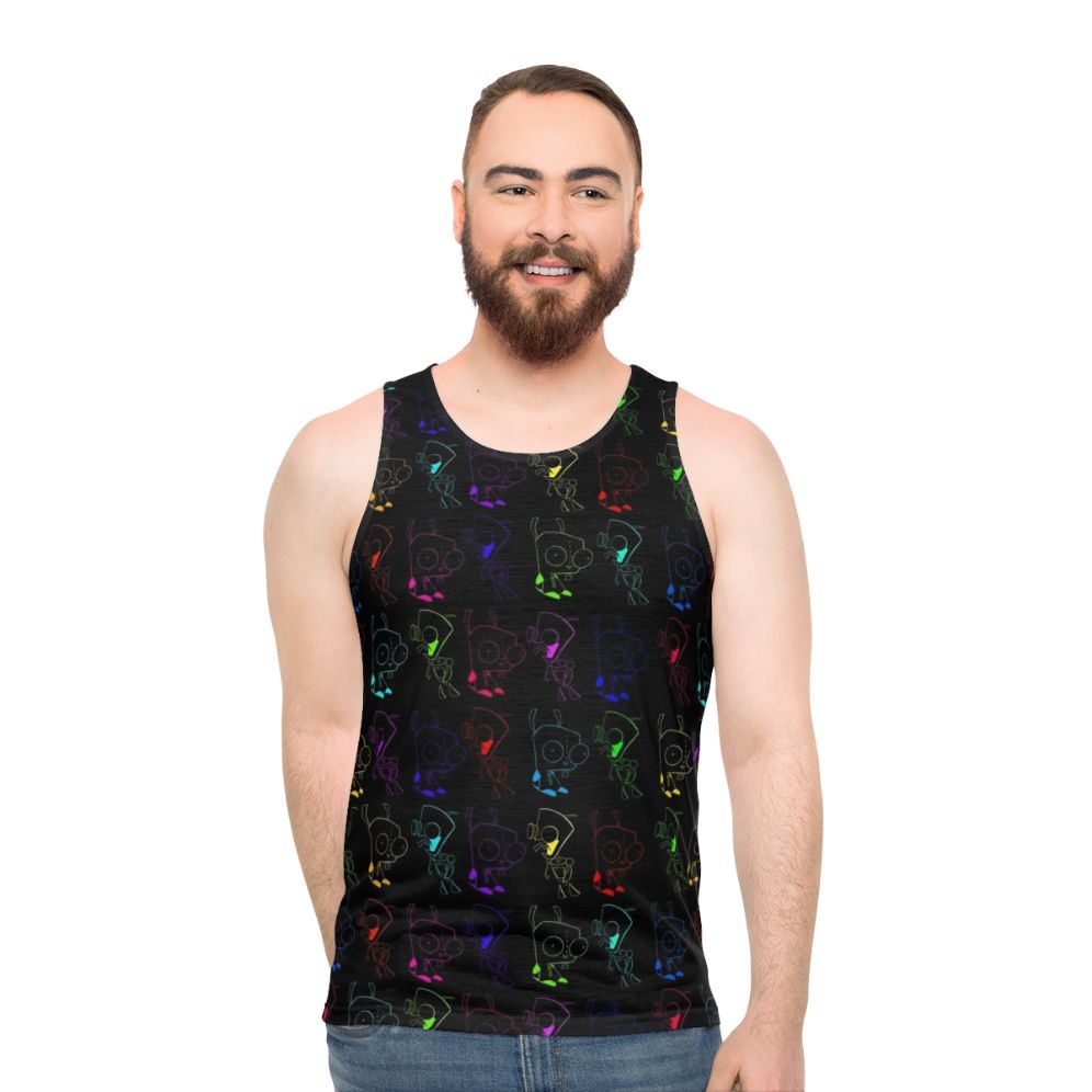 Invader Zim Gir Retro Graphic Tank Top