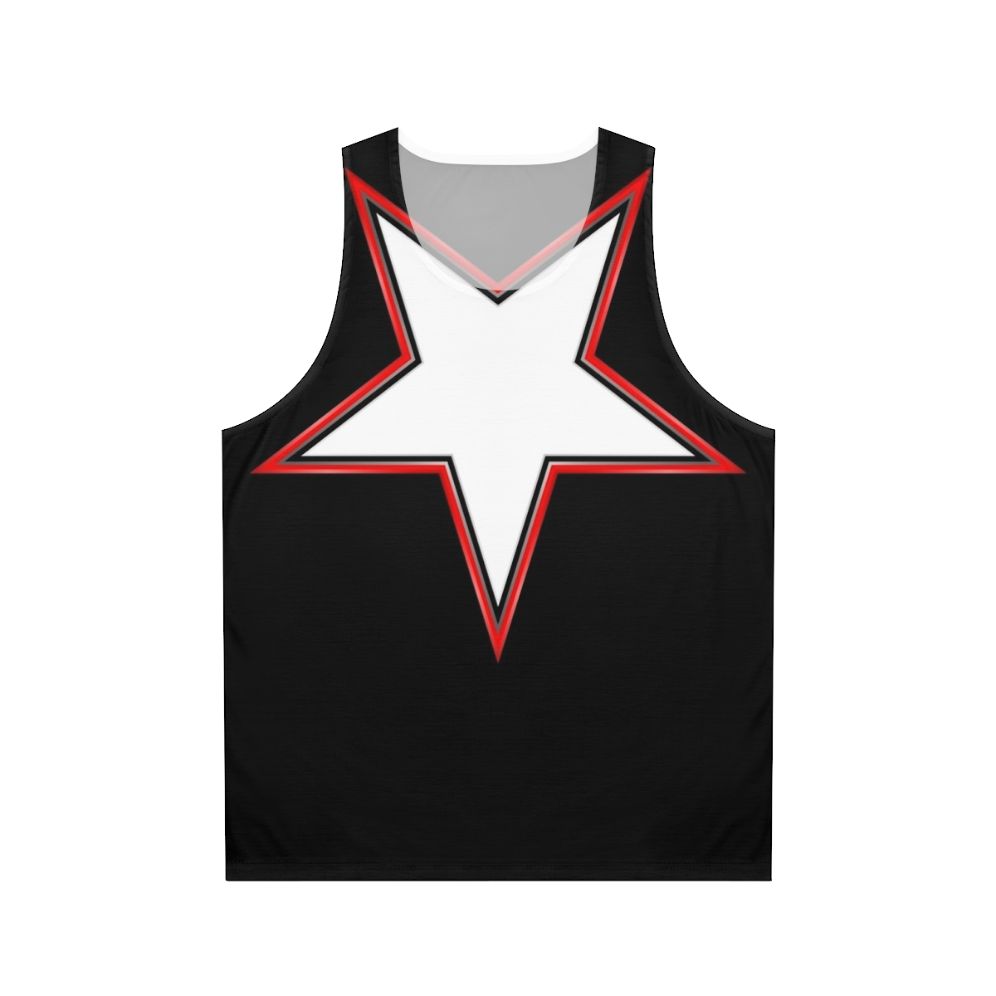 Inverted five-pointed star unisex tank top