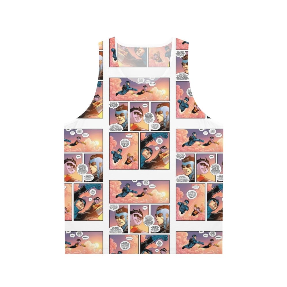 Invincible and Omni-Man superhero unisex tank top