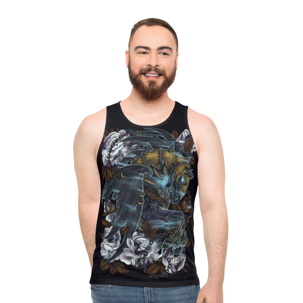 Invincible Undead Horse Unisex Tank Top