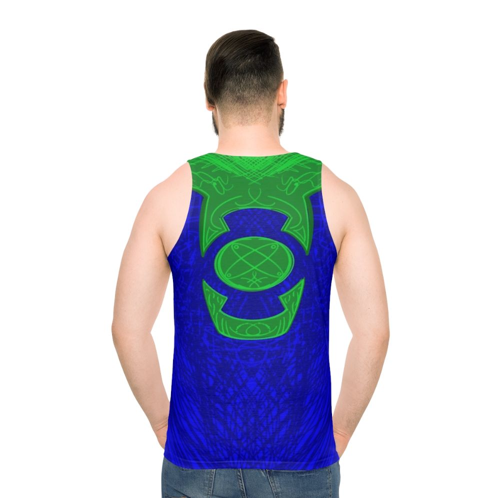 Ionic Redux Unisex Superhero Tank Top with Green Lantern Graphic