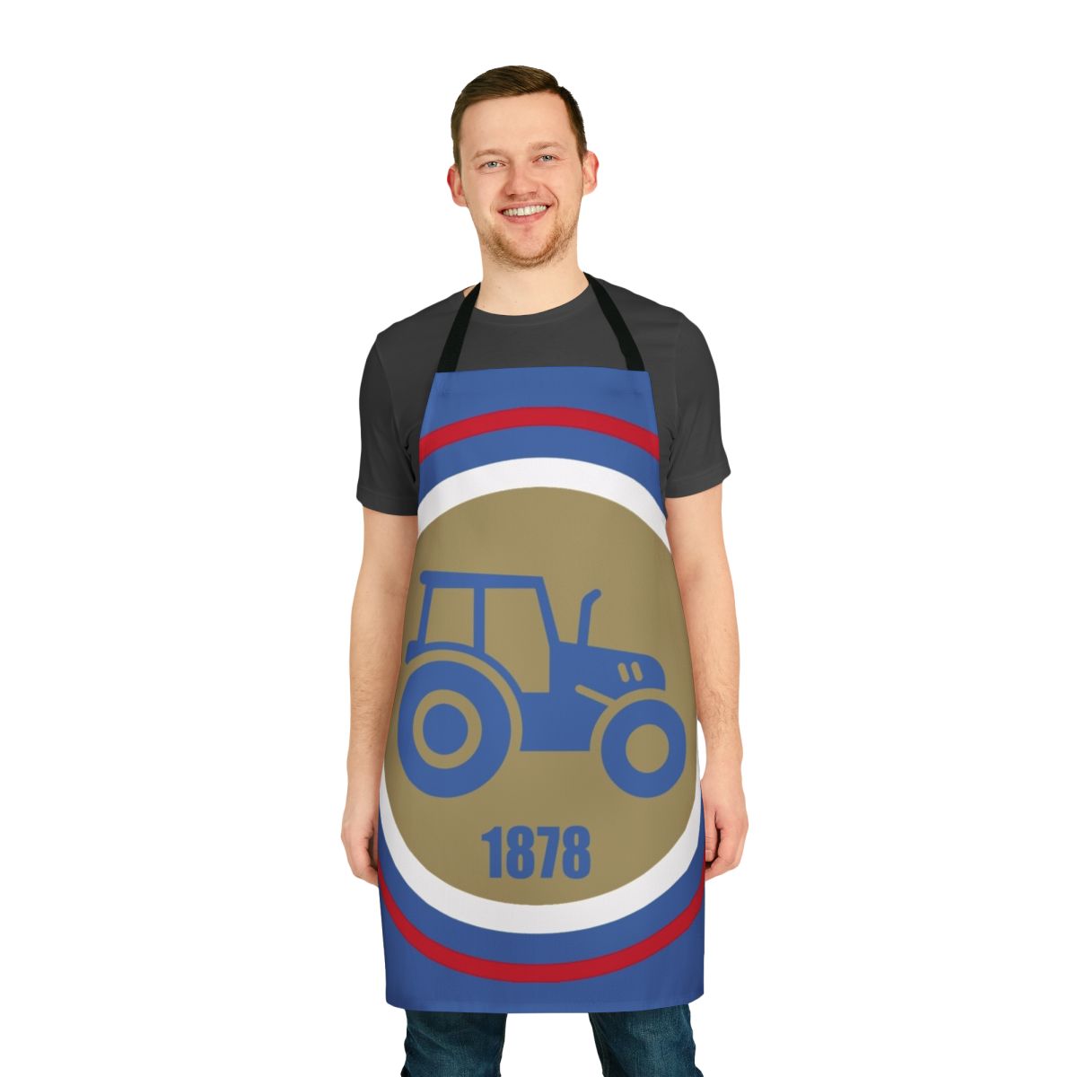 Ipswich Town FC inspired tractor boys apron for football fans