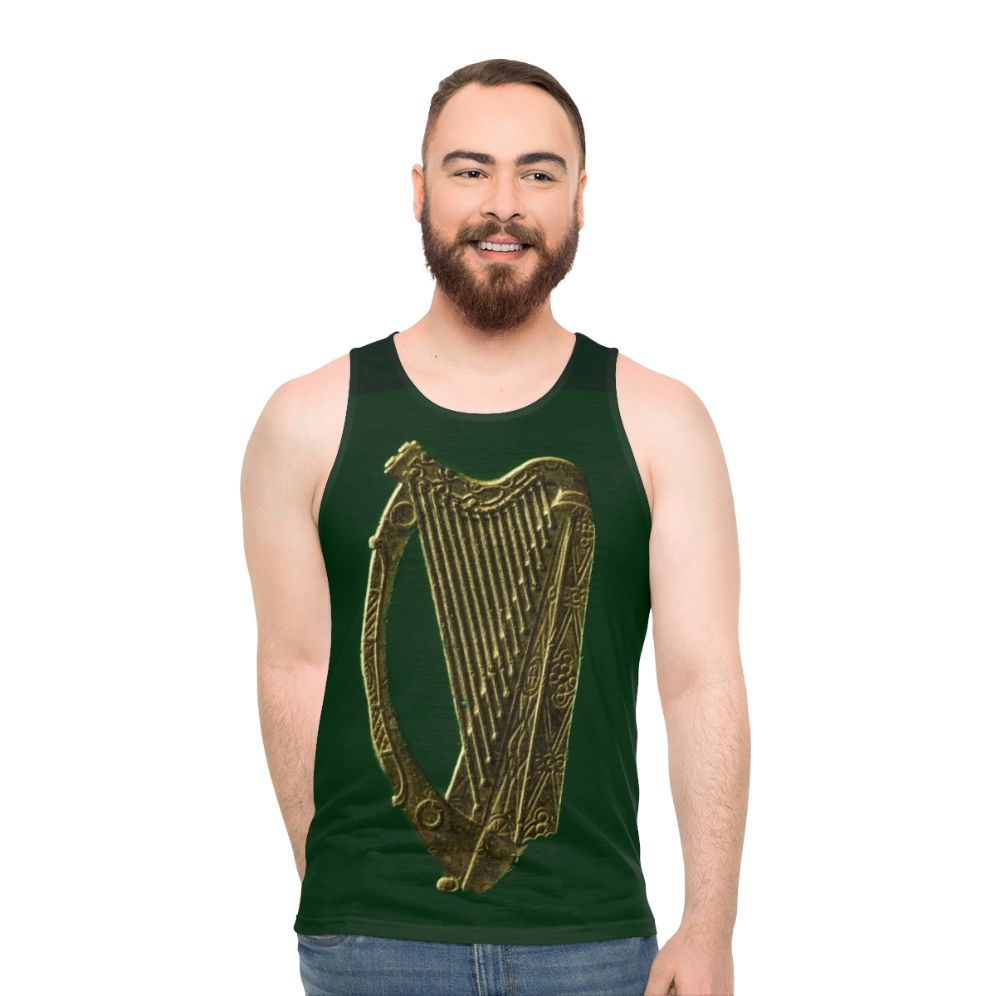 Irish Celtic Harp Unisex Tank Top