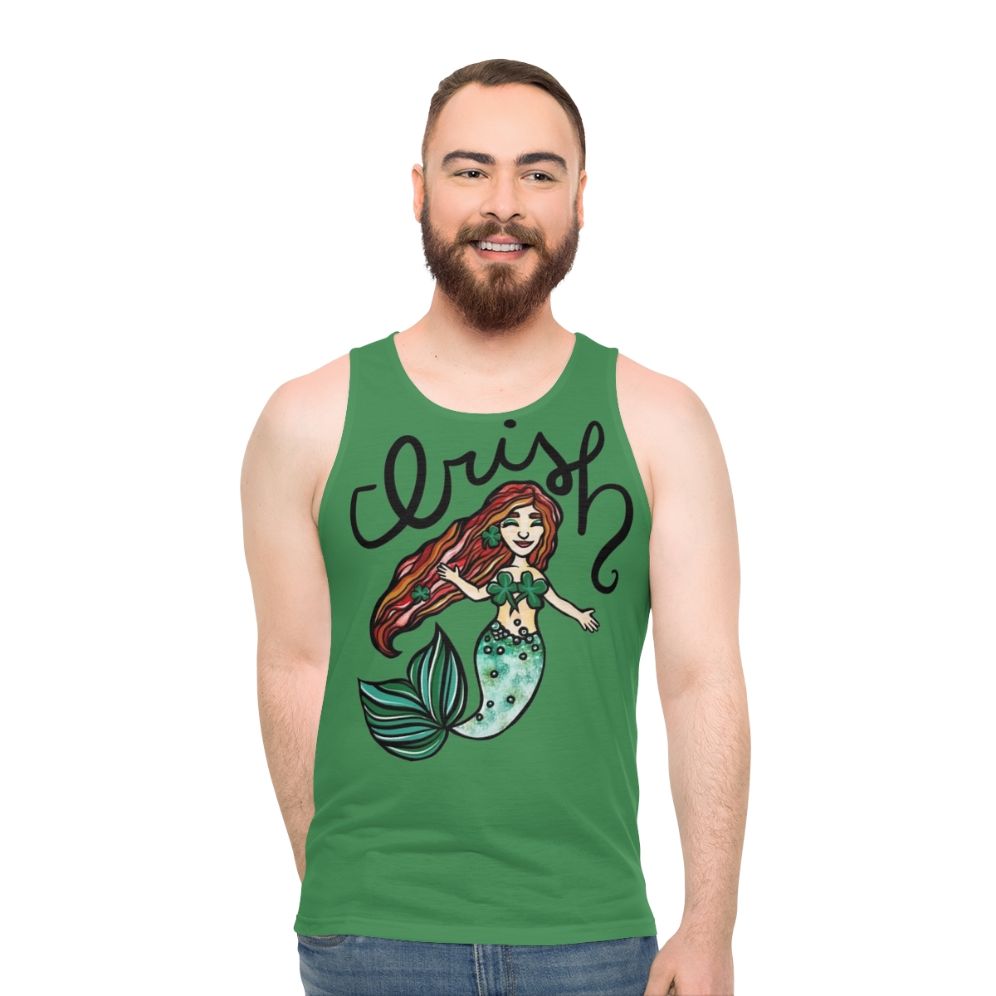 Irish Mermaid Unisex Tank Top