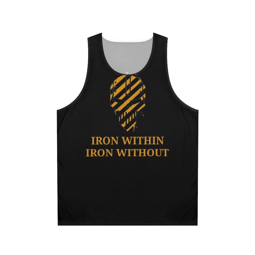Iron Warriors Unisex Tank Top with Skull Design