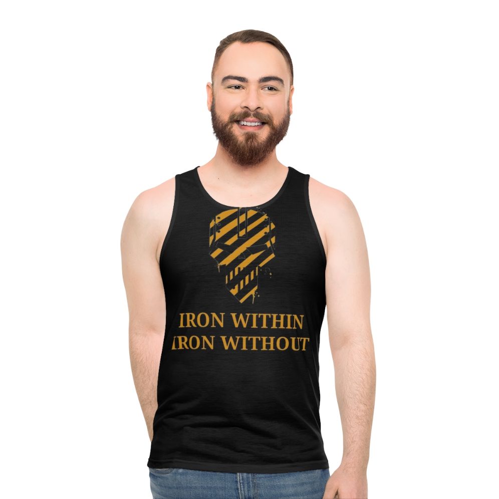 Iron Warriors Unisex Tank Top with Skull Design
