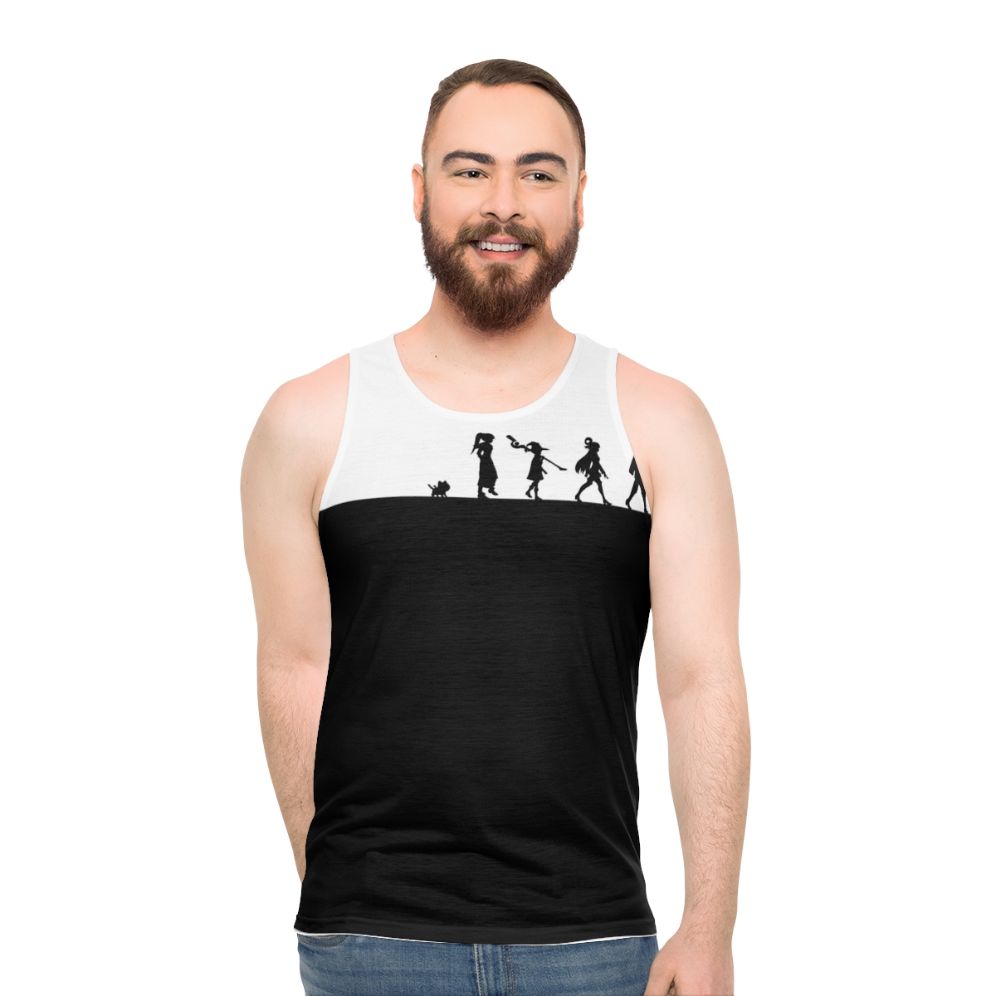 Isekai anime unisex tank top