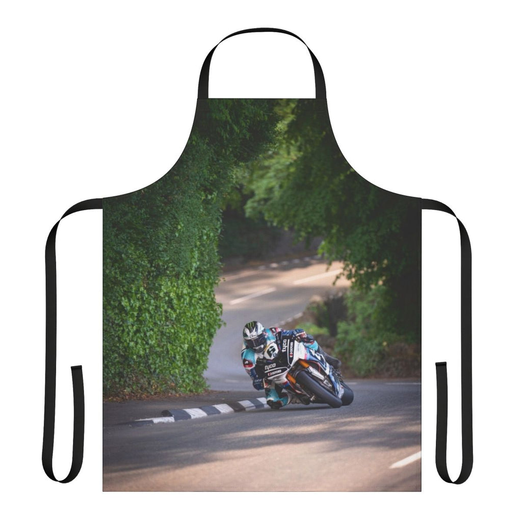 Isle of Man TT-inspired apron for motorcycle racing enthusiasts