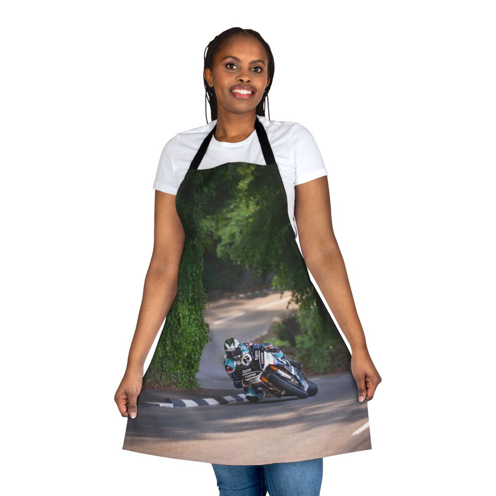 Isle of Man TT-inspired apron for motorcycle racing enthusiasts