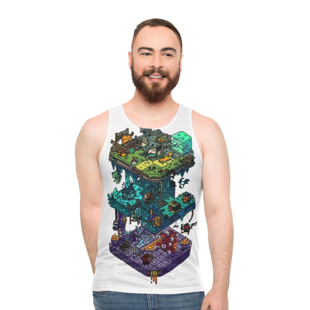 Isometric Dungeon & Dragons Unisex Tank Top