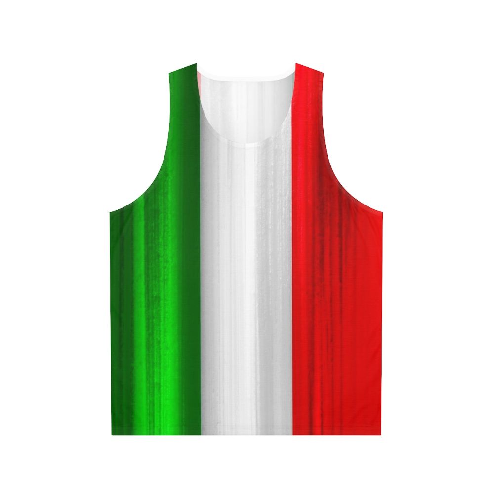 Italian flag Italy unisex tank top