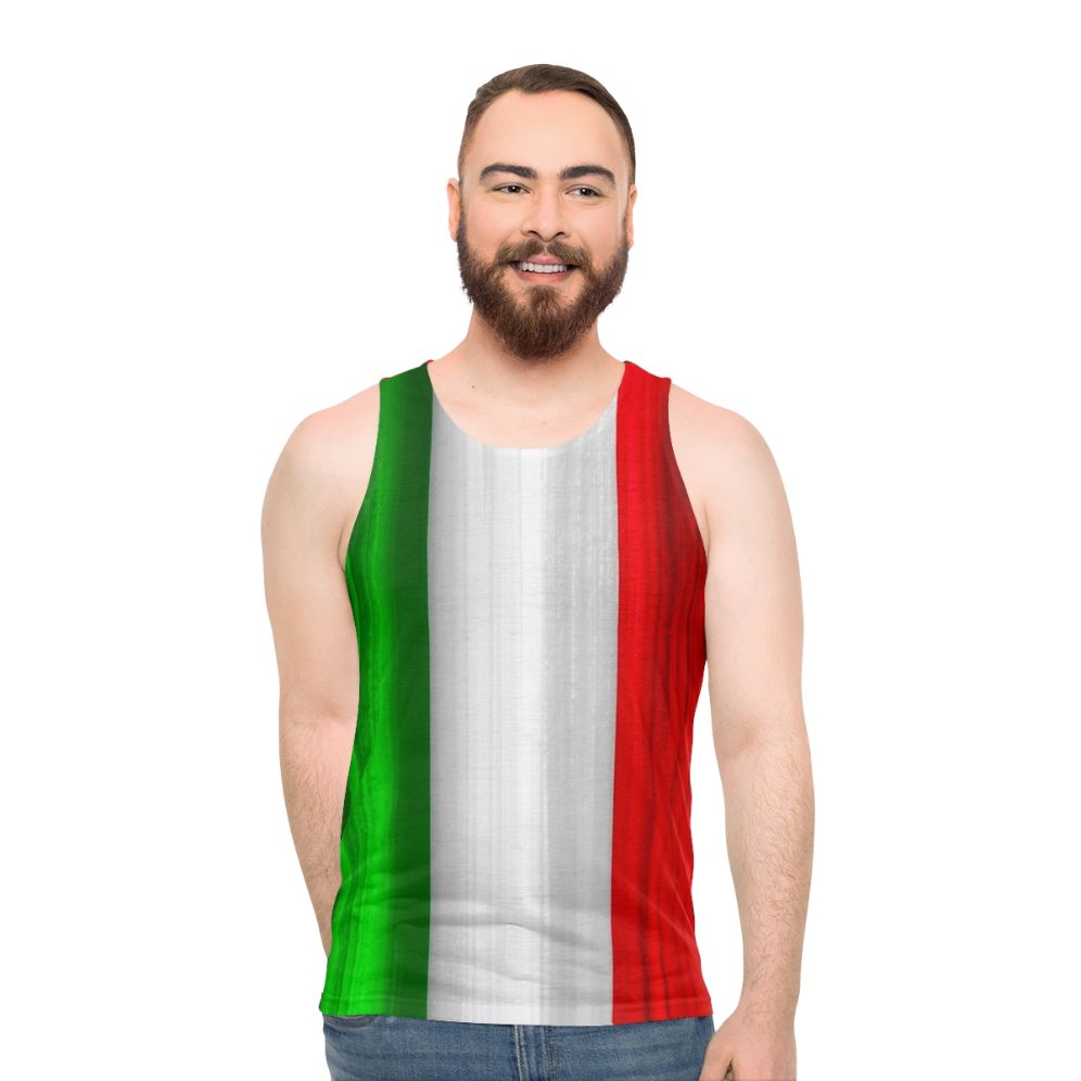 Italian flag Italy unisex tank top