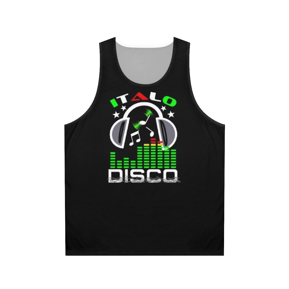 Italo Disco Unisex Tank Top