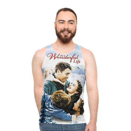 "Its a Wonderful Life Christmas Movie Unisex Tank Top"