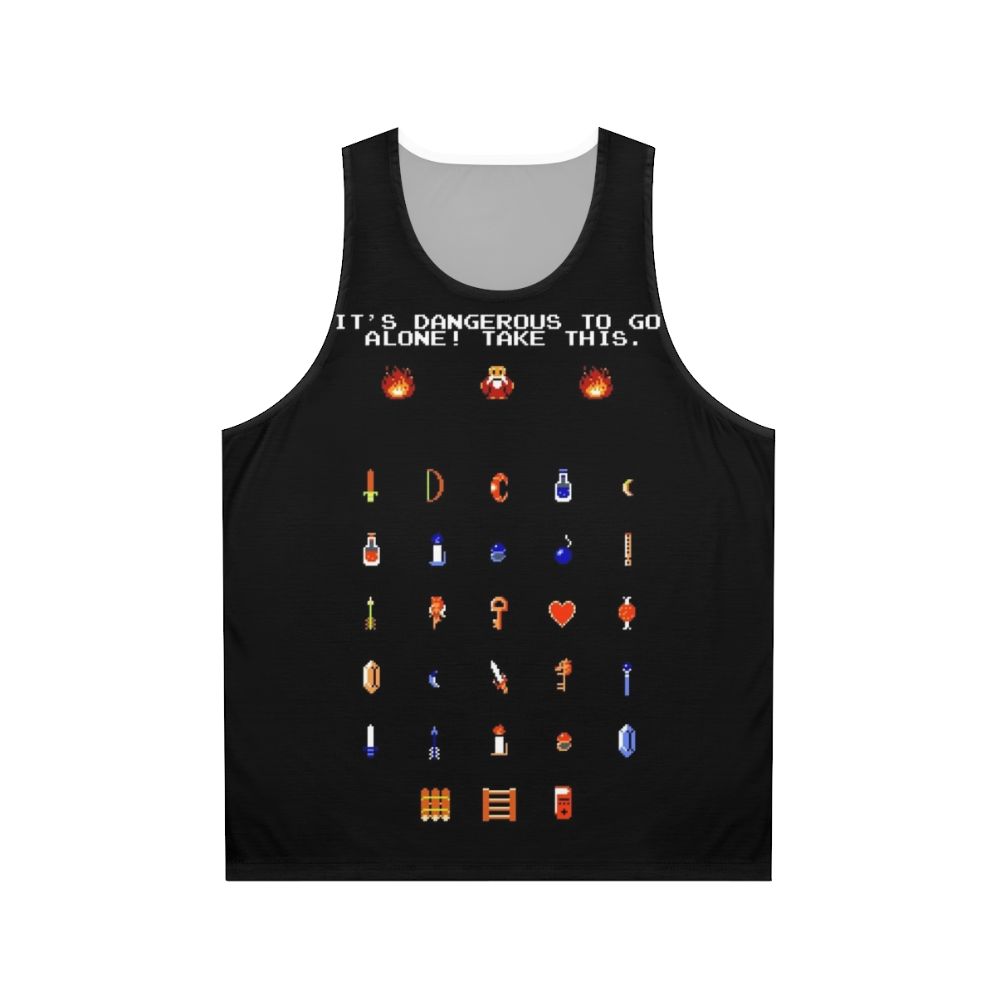 Retro Nintendo "It's Dangerous to Go Alone" Unisex Tank Top